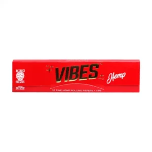 Vibes Hemp Paper + Tips Kingsize